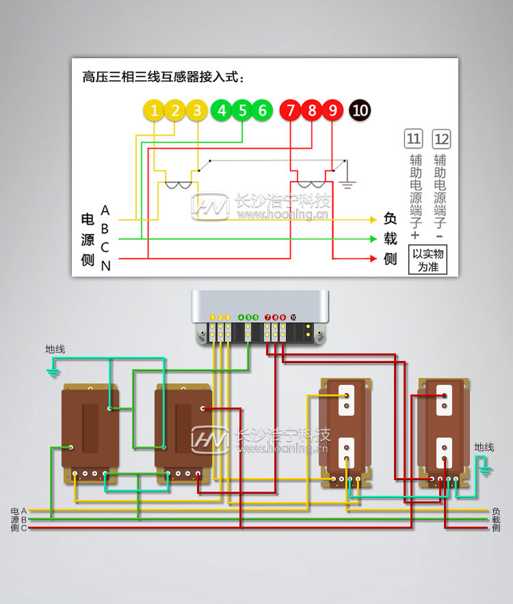 威勝DSZ331多功能智能電表接線說明