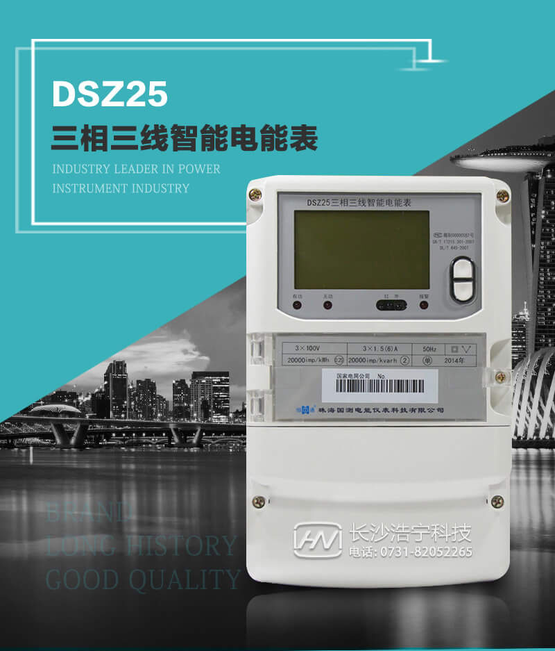 珠海恒通國(guó)測(cè)DSZ25三相三線智能電能表